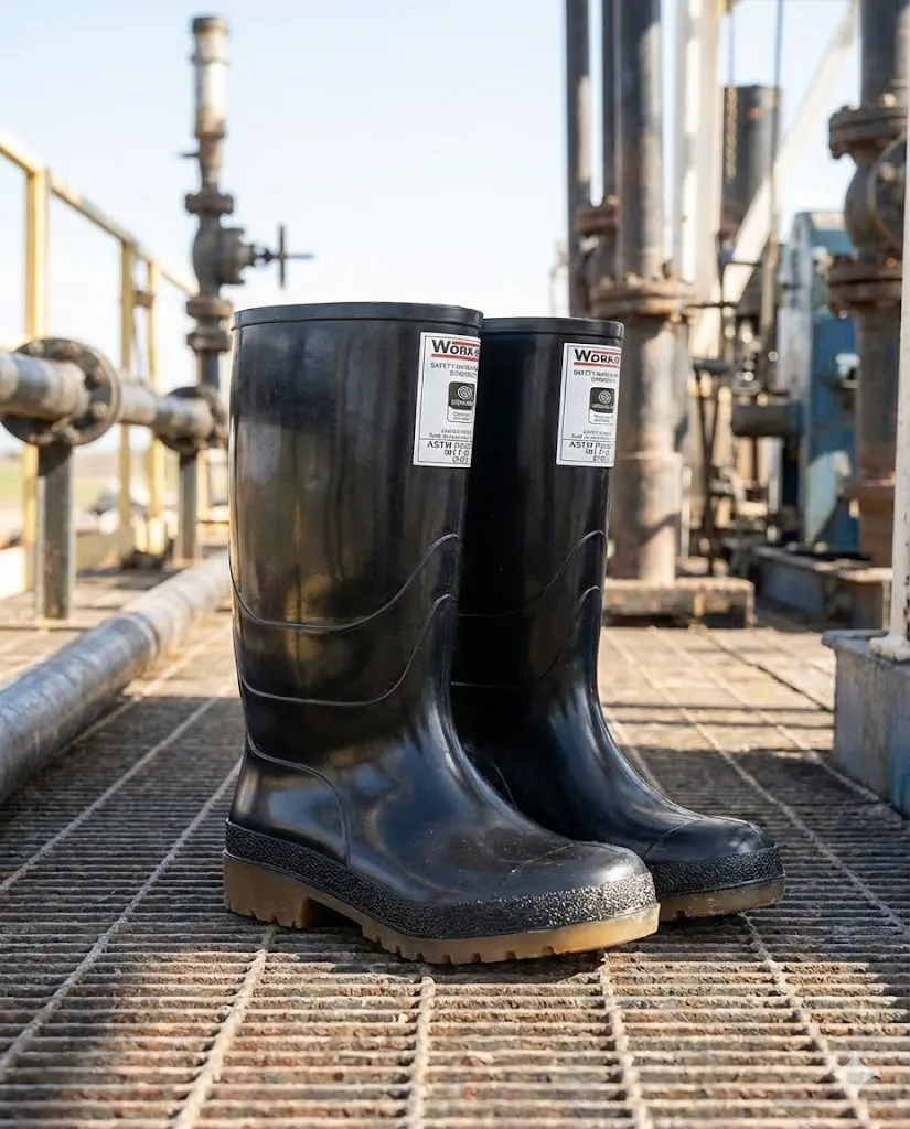 3 Bota hombre PVC caña alta con puntera ref Workman Safety marca Croydon.webp