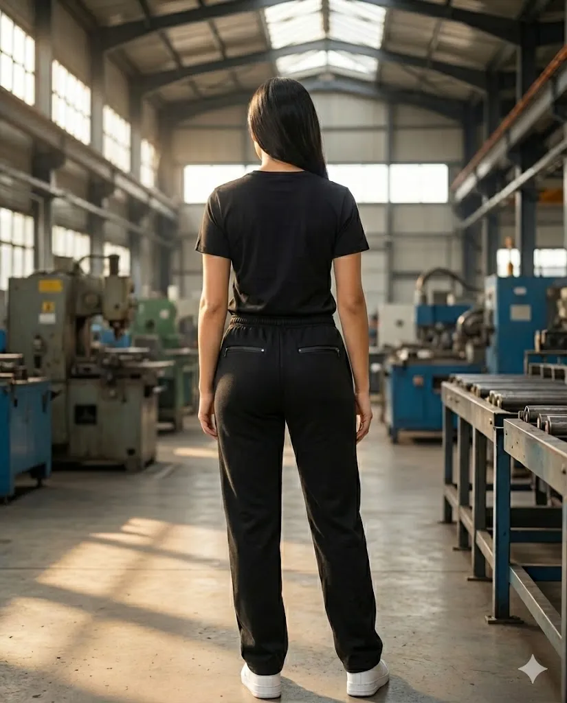 12. Bombacho unisex perchado con cierre en bolsillo trasero rojo.webp