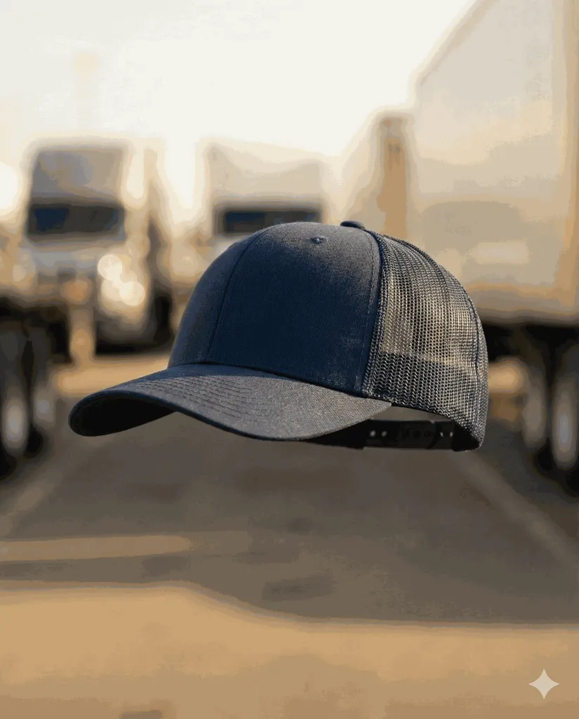 6.1. Cachucha unisex camionera malla azul oscuro.webp