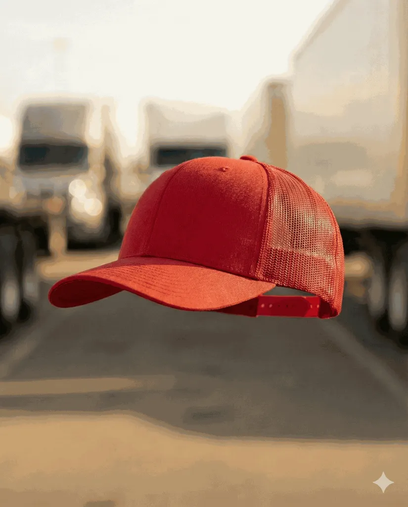 8.1. Cachucha unisex camionera malla rojo.webp