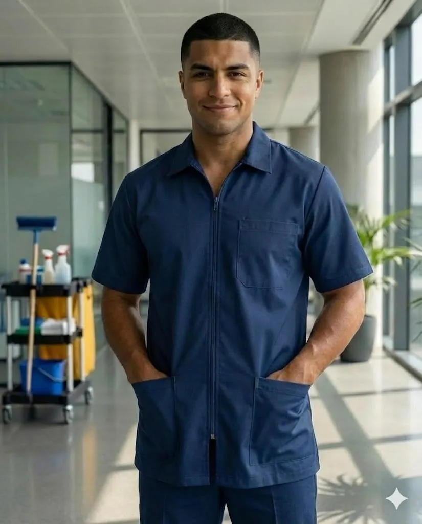 Saco 3/4 Antifluido Manga Corta