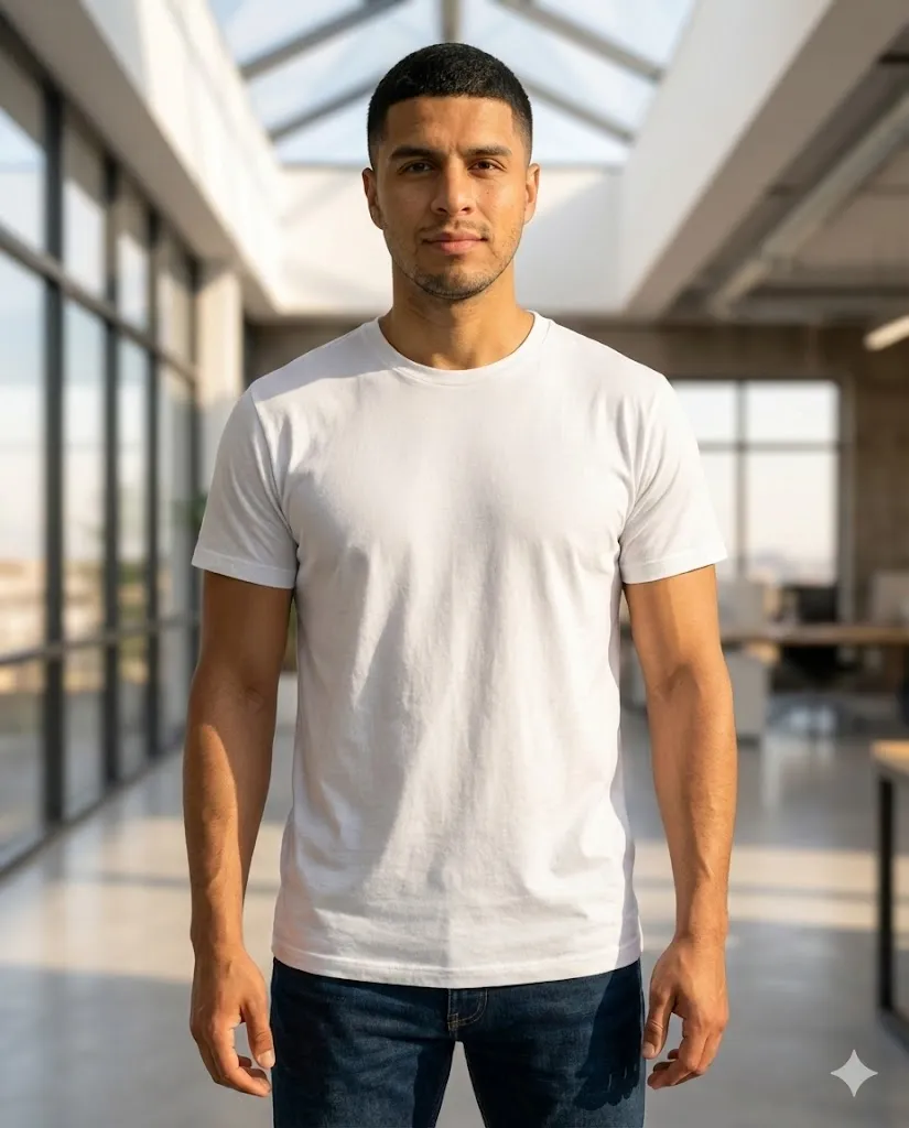 Camiseta Cuello Redondo Manga Corta