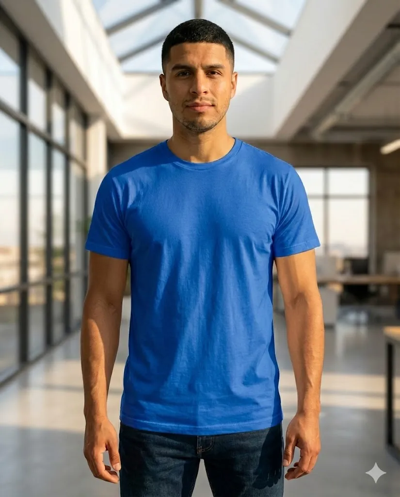 Camiseta Cuello Redondo Manga Corta