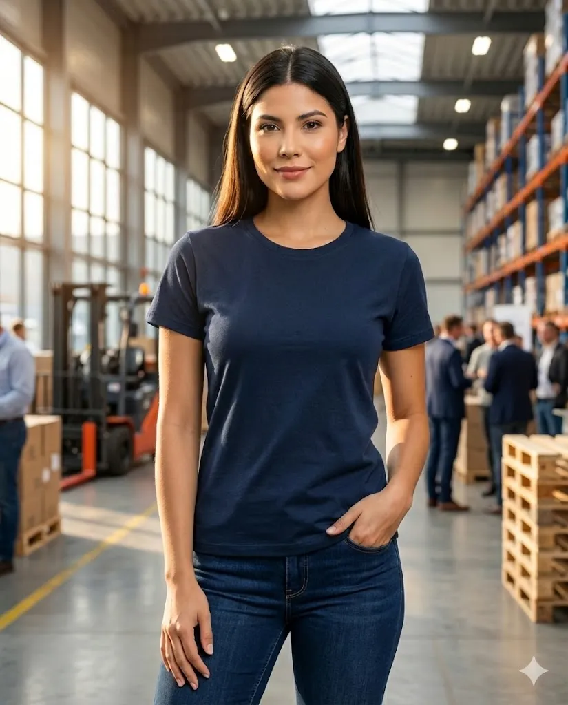 Camiseta Cuello Redondo Manga Corta