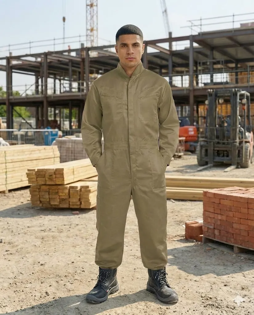Overol Dril Hombre Manga Larga