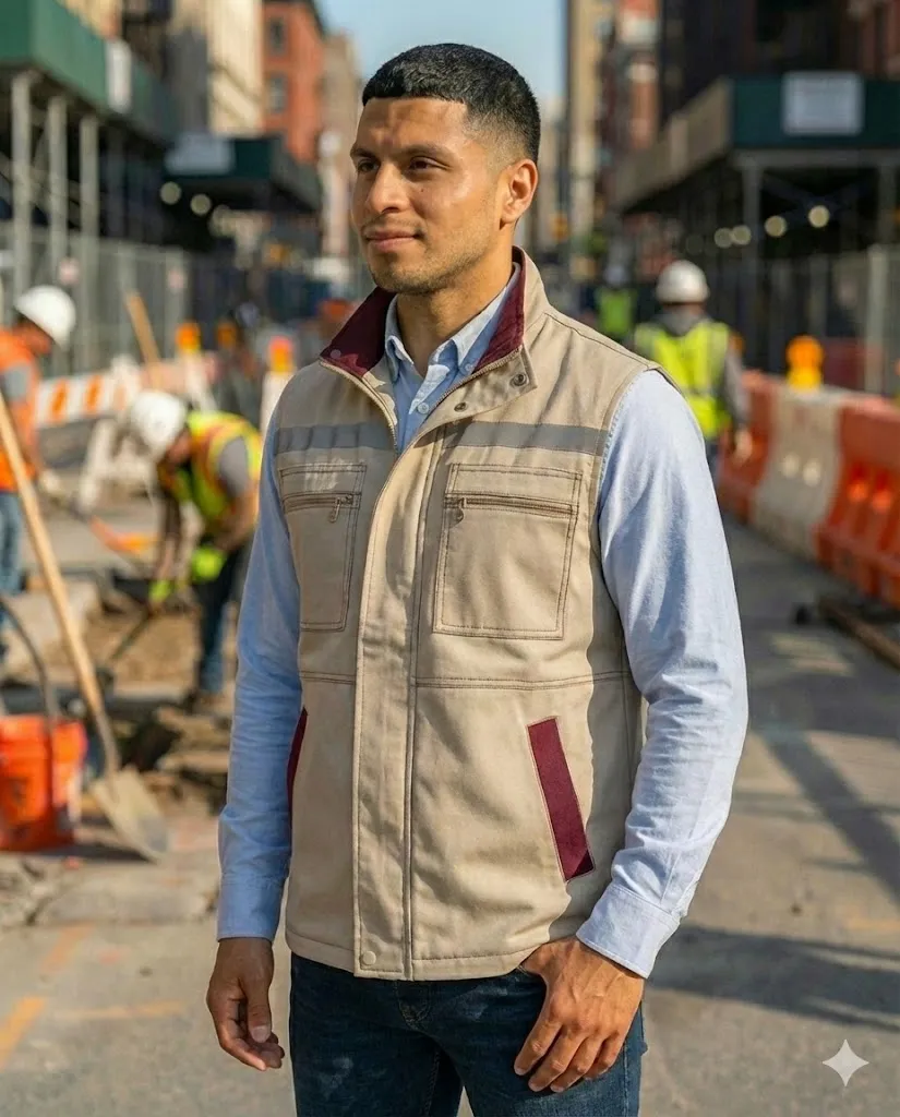 Chaleco Dril Contratista EPM