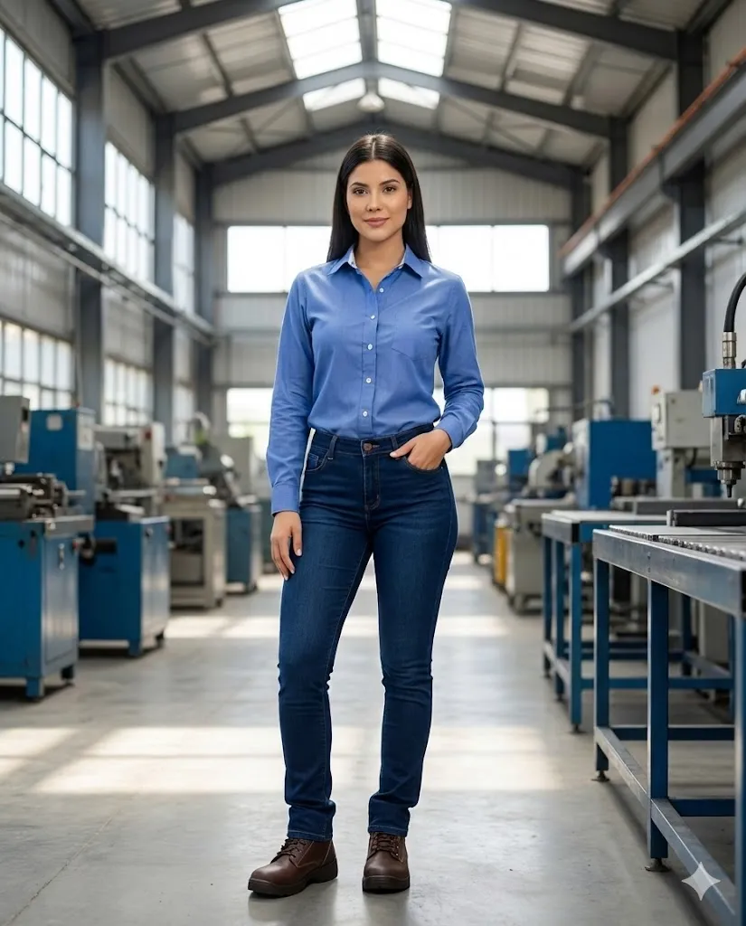 Blue Jean Dama Índigo Stretch